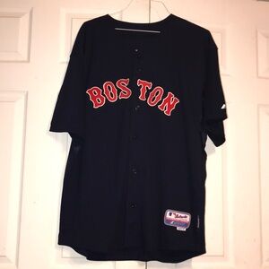 Men’s MLB Youkilis Red Sox Jersey